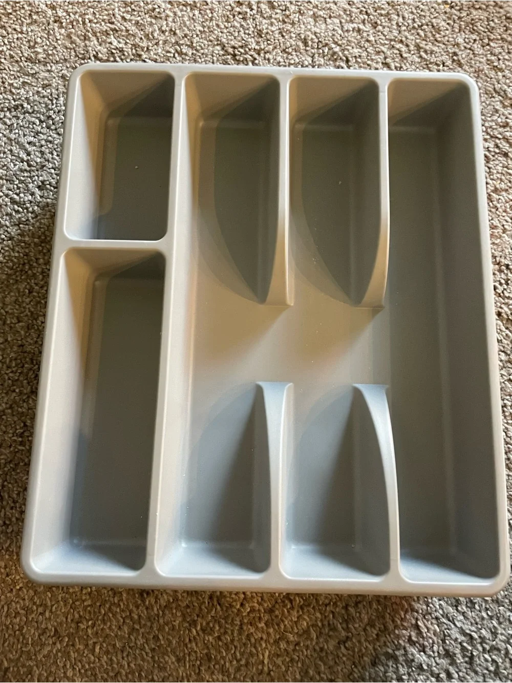 IKEA Kitchen Drawer Utensil Organizer in Light Gray set of 2